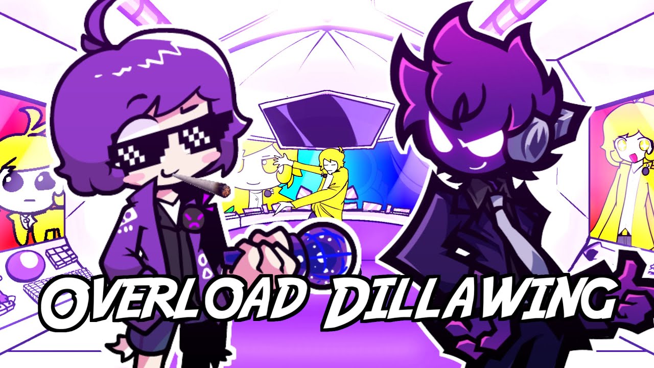 FNF Overload Dillawing but Dillaw vs Void sings it