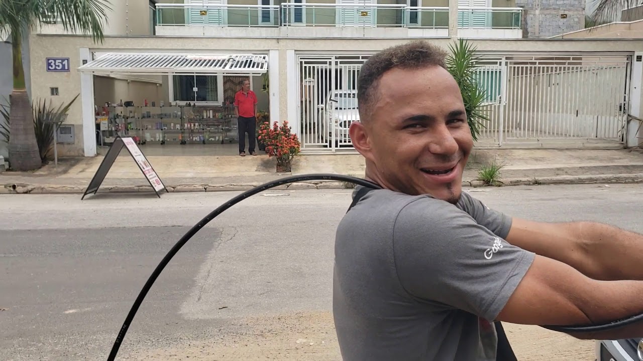 LANÇAMOS 2 KM DE CABO DE 48 FO - LOUCOS DA TELECOM