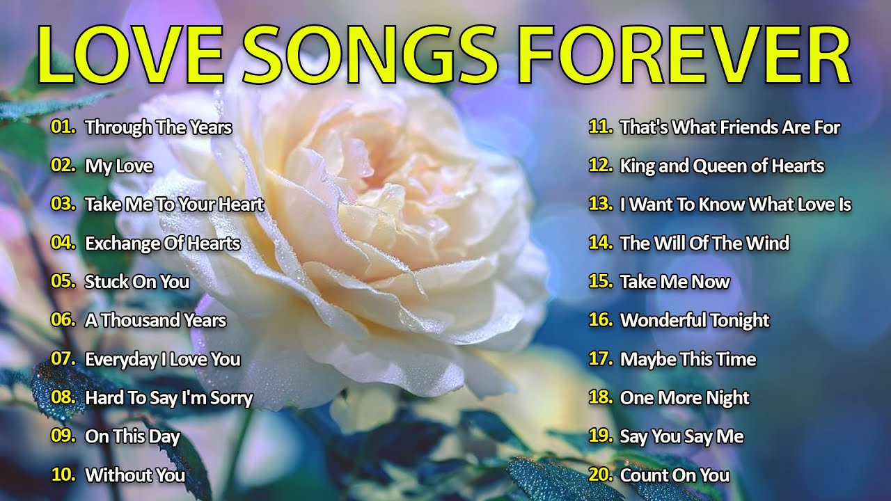 💖Oldies But Goodies Love Songs 80s 90s | Kenny Rogers, David Pomeranz, Cher & Peter Cetera