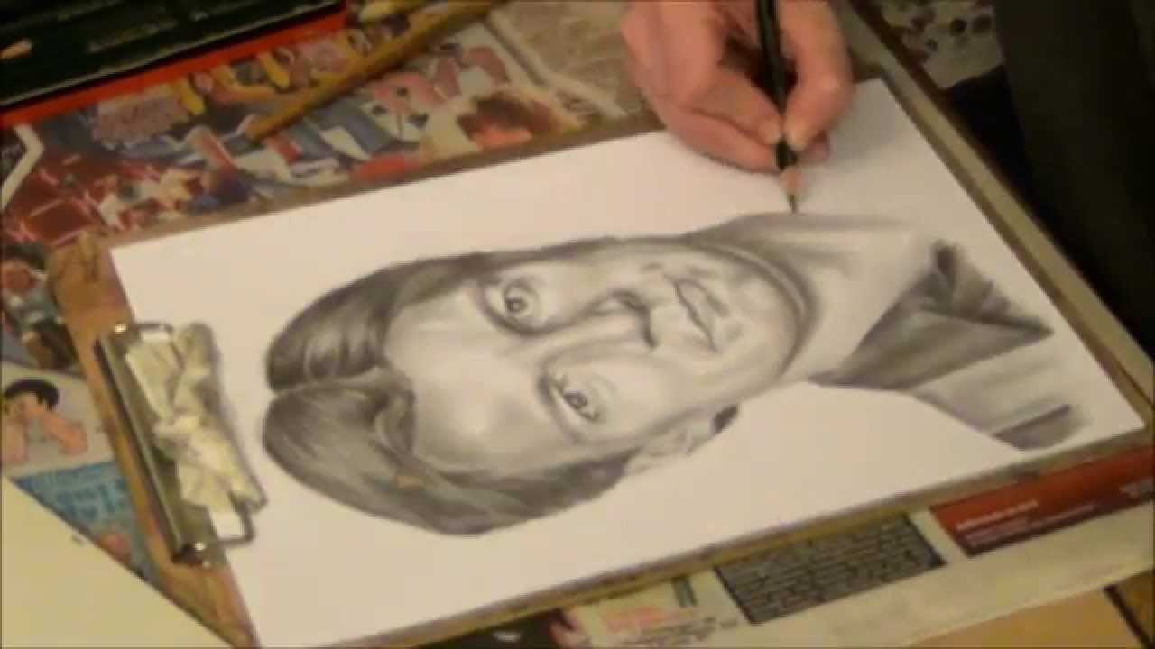 Speed drawing - Nathan Fillion (Malcolm 'Mal' Reynolds - Firefly)