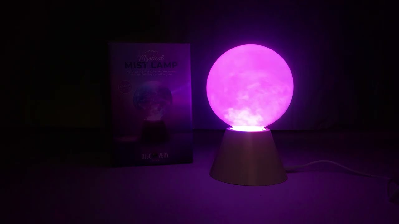 Transform any room into a soothing haven - Discovery Zone Round Mist Lamp