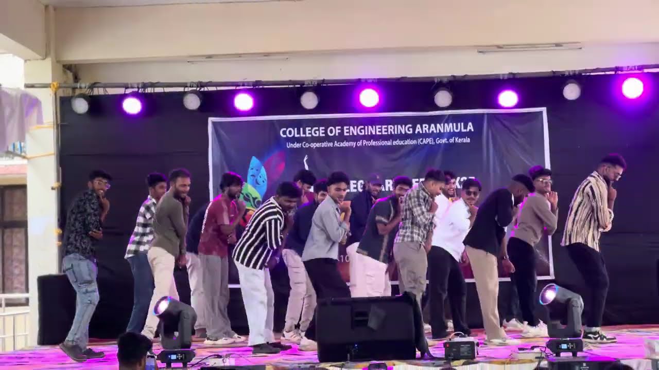 College Dance Performance|College of Engineering Aranmula|2021-2025  Batch|Arts Day