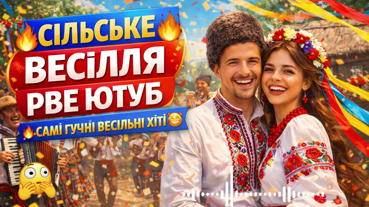 💃 Сільська Дискотека До Ранку | Веселі Українські Пісні Про Любов, Гулянку і Молодість 🌾🎵