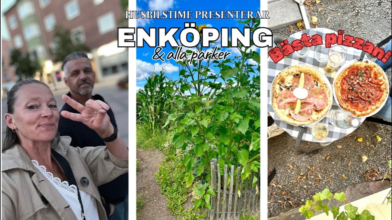 Enk&ouml;ping, Sveriges n&auml;rmaste stad, humla blomster & godaste Napolitanska pizzan finns h&auml;r!