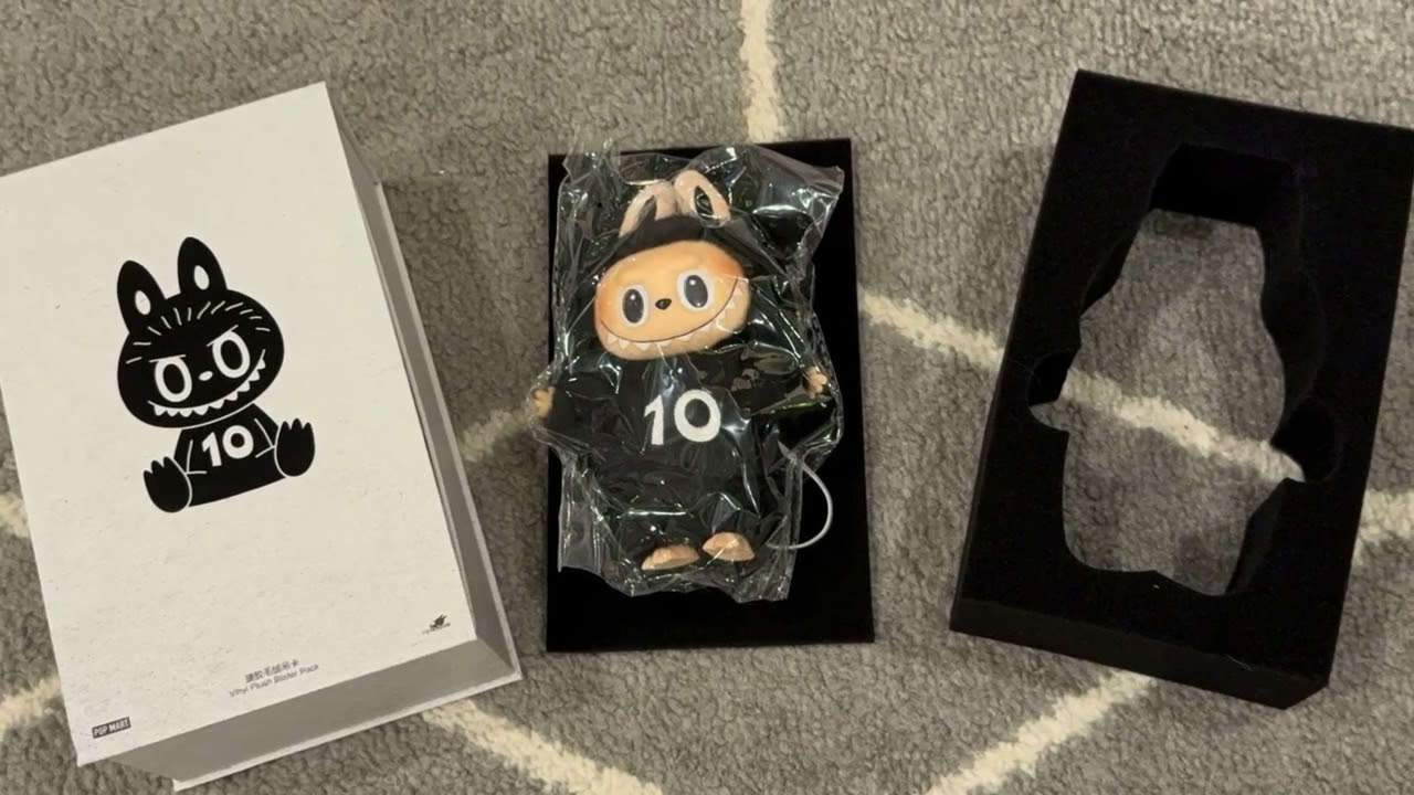 ASMR - Unboxing Labubu - 10th Anniversary Edition Doll - Box only