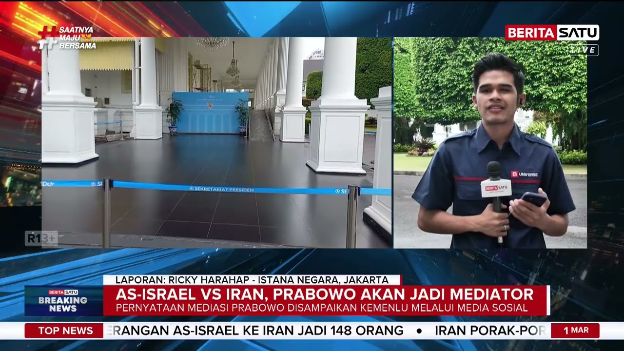 Prabowo Subianto Siap Jadi Jembatan Perdamaian AS-Iran #beritasatu