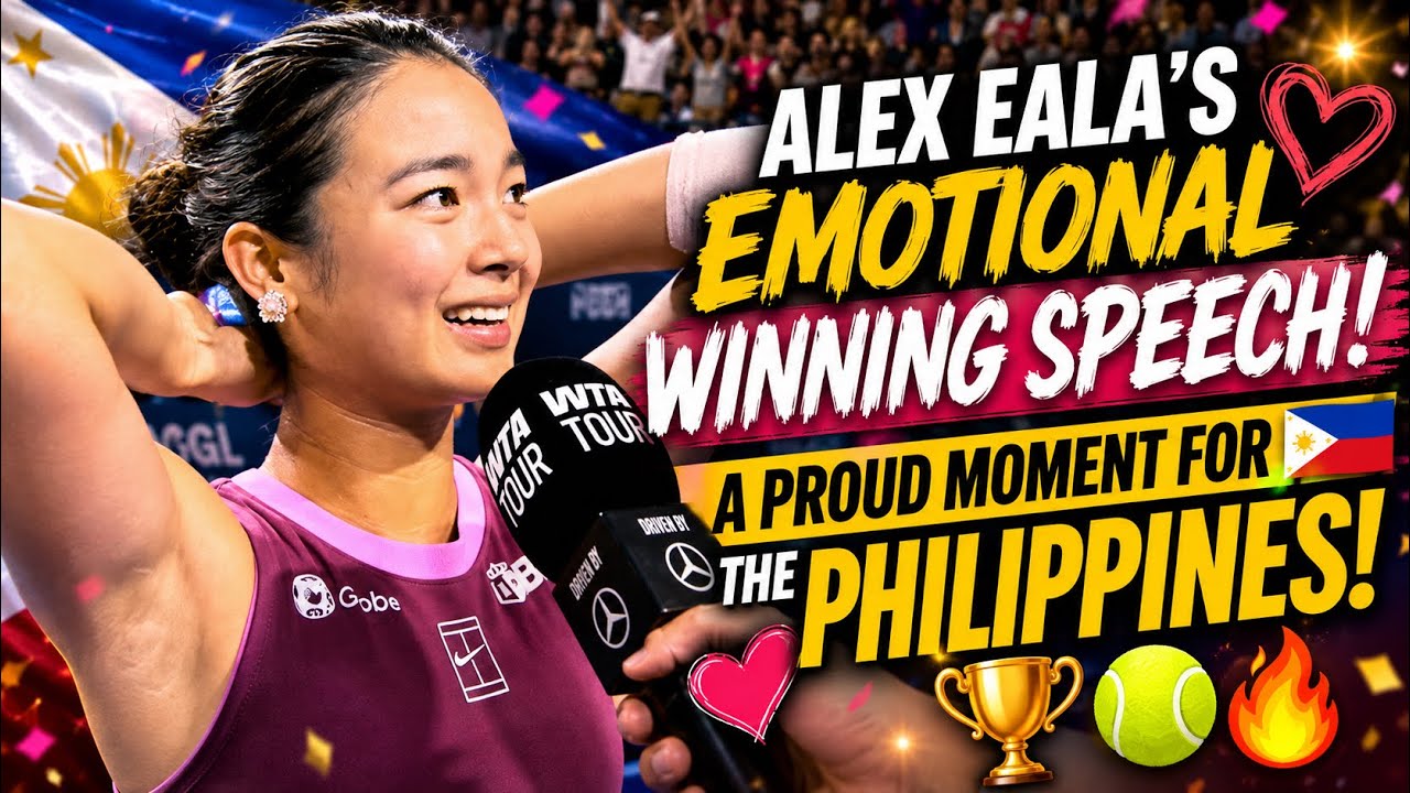 🇵🇭 Эмоциональная победная речь Алекс Эалы! ❤️ Момент гордости для Филиппин! 🎾🔥