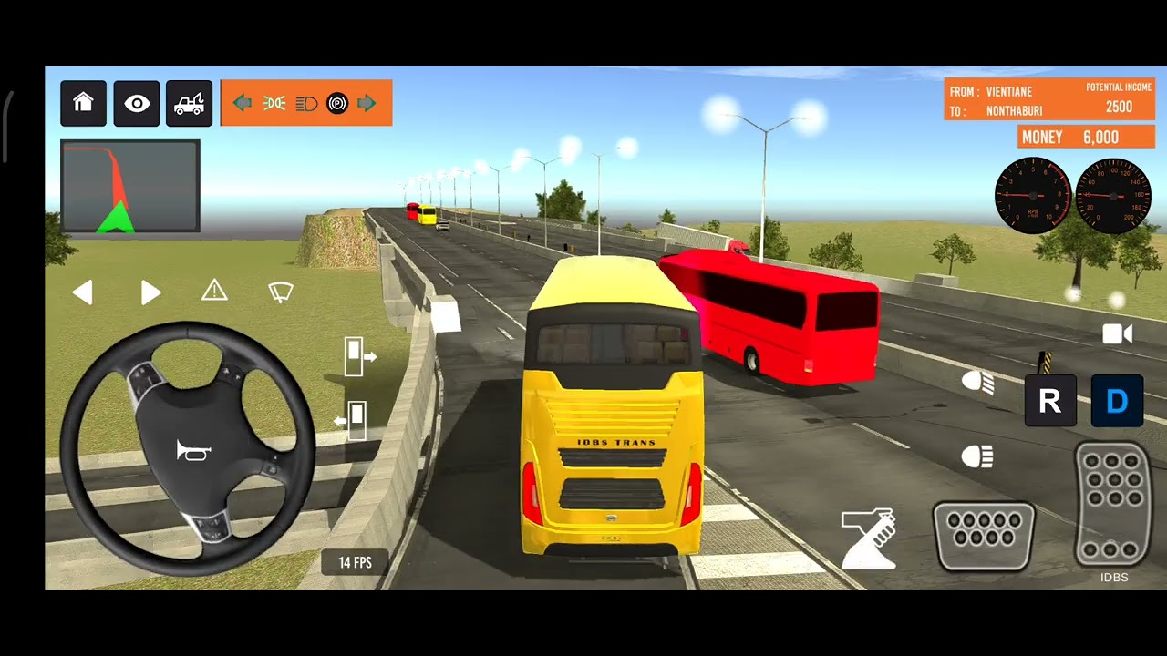 HOW TO DRIVE NEWLY UPDATED DOUBLE-DECKER BUS IN THAILAND BUS SIMULATOR FULL TUTORIAL.