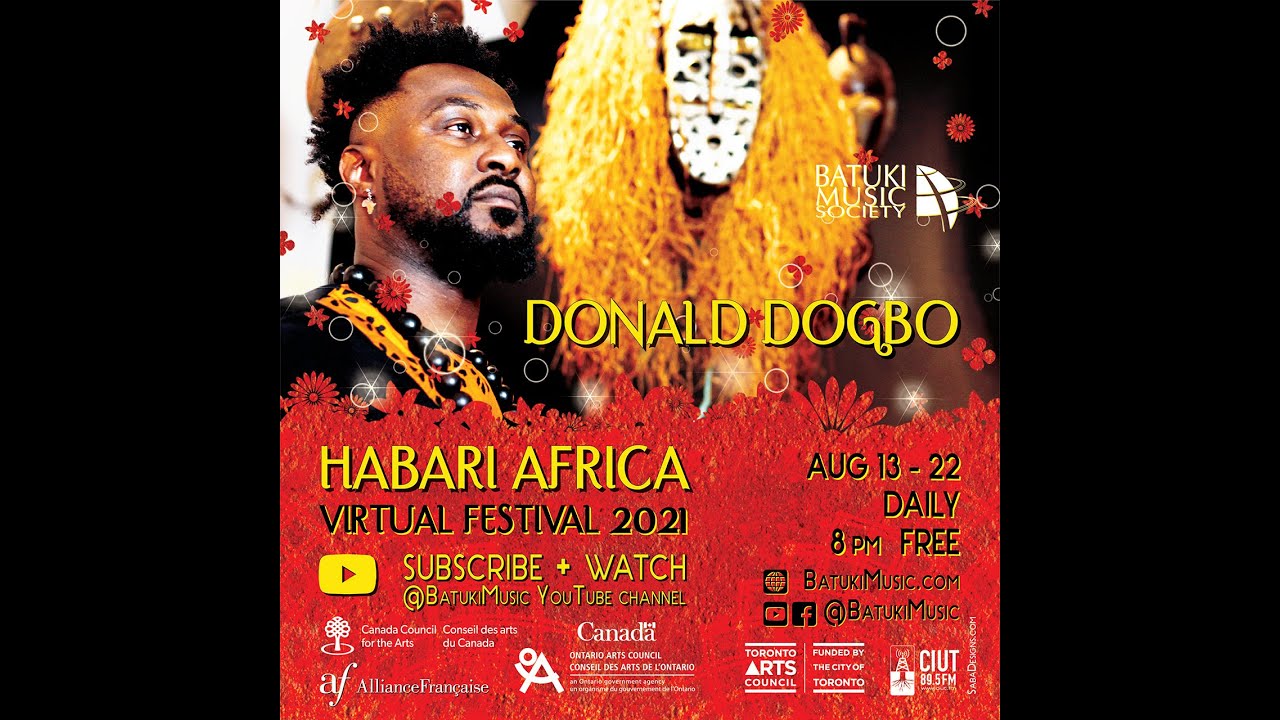 Donald Dogbo - Habari Africa Virtual Festival 2021 by Batuki Music Society