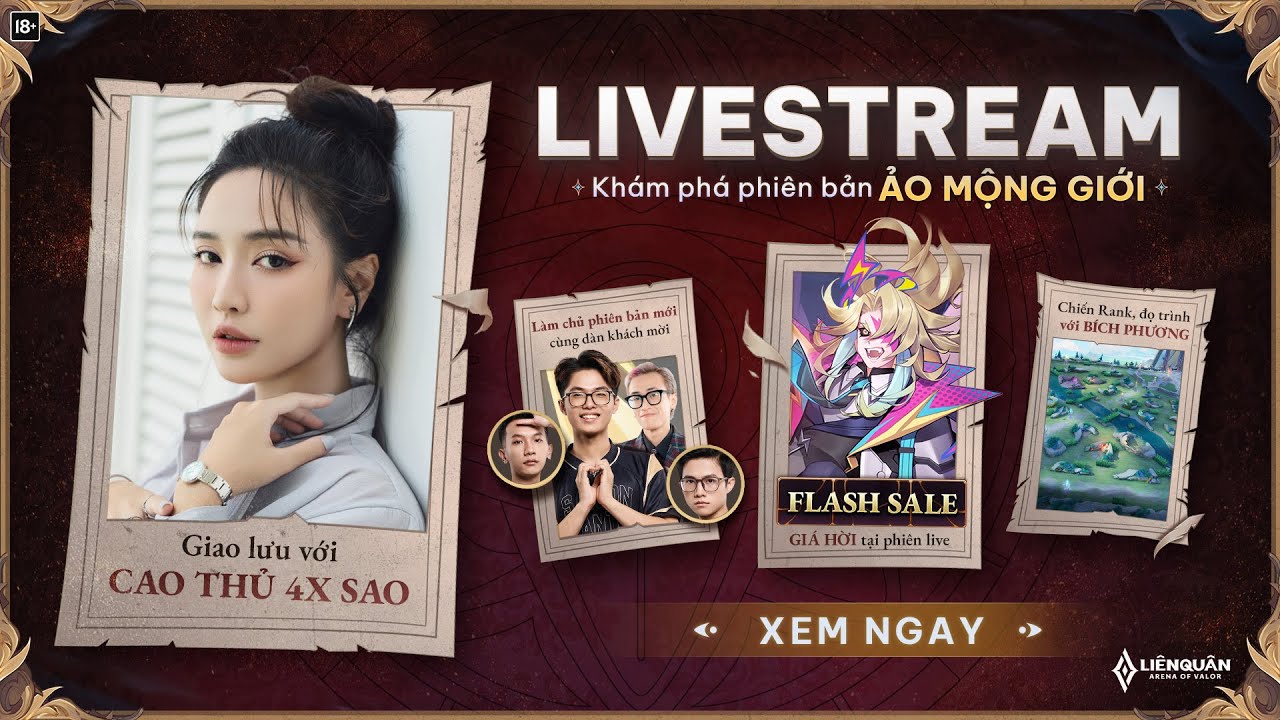 LIVESTREAM | Khám phá phiên bản Ảo Mộng Giới cùng Bích Phương