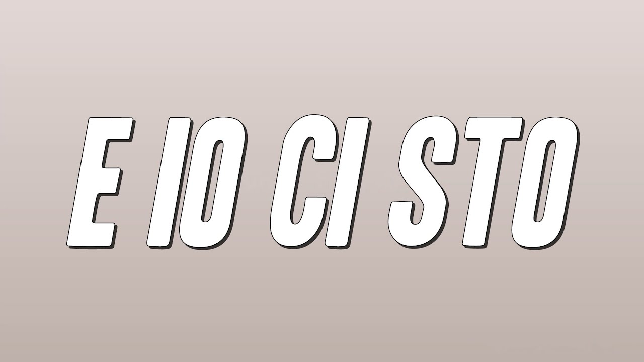Rino Gaetano - E io ci sto (Testo)