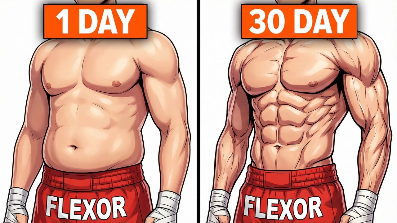 The ONLY 5 Exercises You Need For A Six Pack (Home Workout)