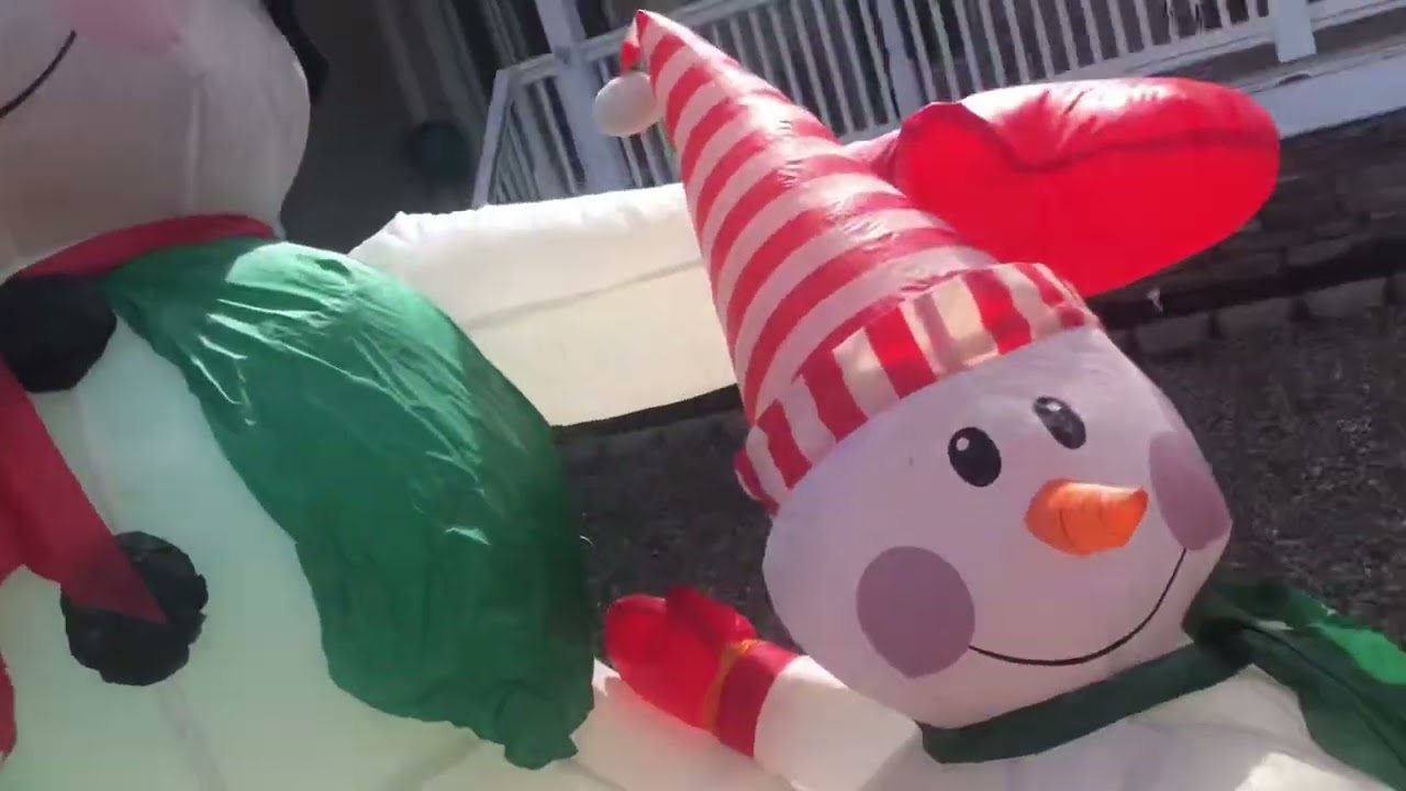 Fixing thin airblown inflatable part 2