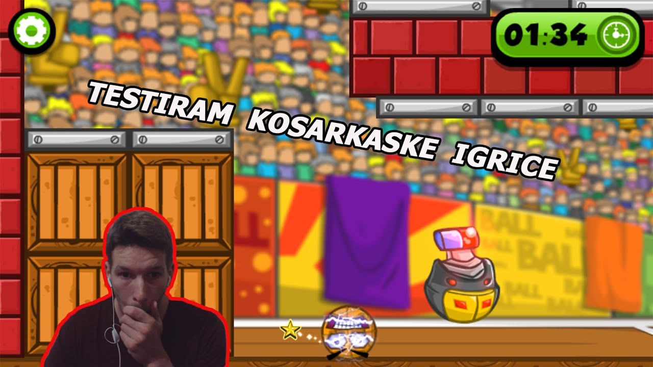 ISPROBAVAM KOSARKASKE IGRICE..
