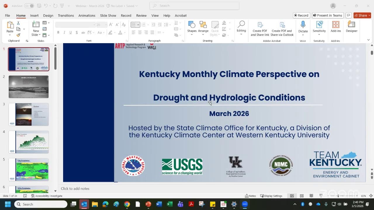 March Monthly Climate Webinar