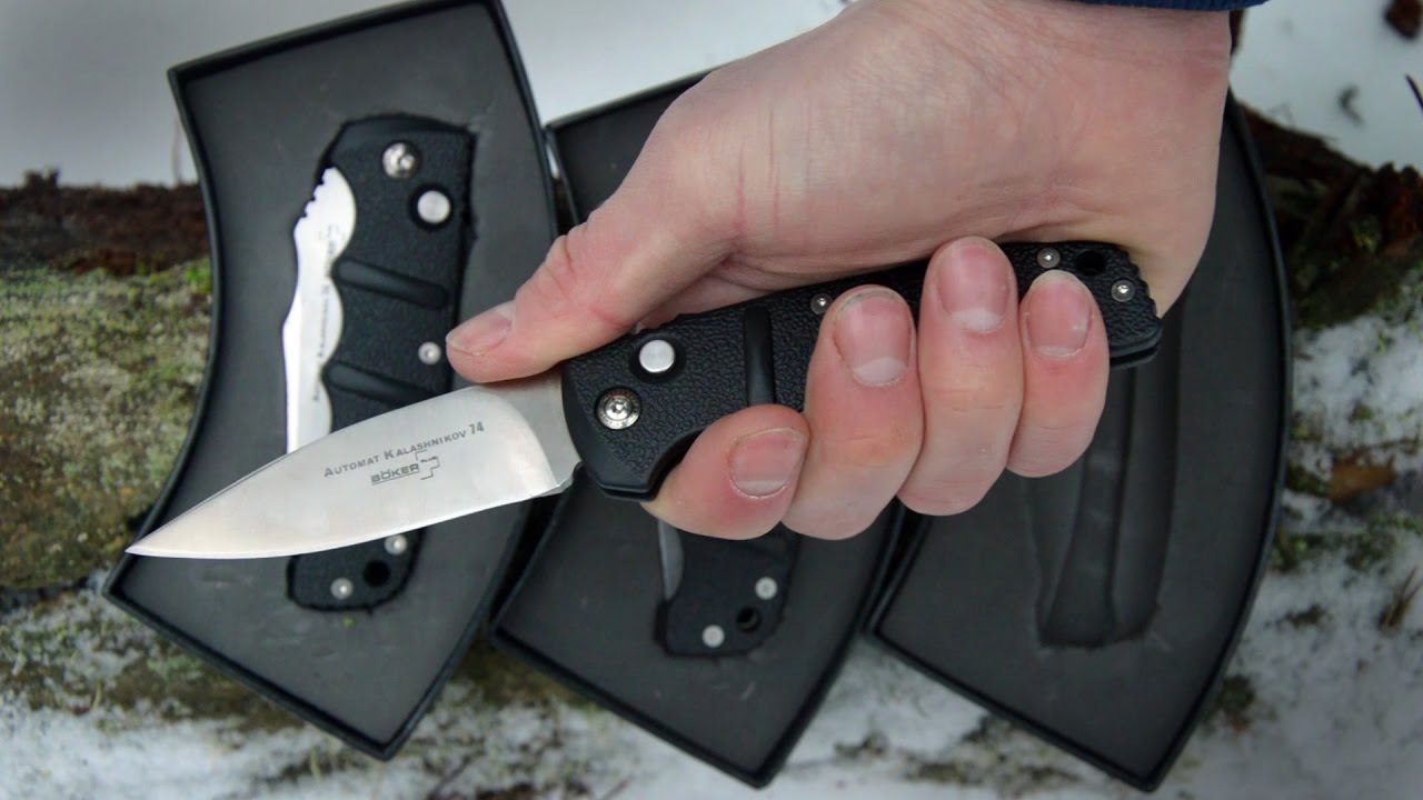 Обзор серии ножей Boker Plus Automat Kalashnikov 74