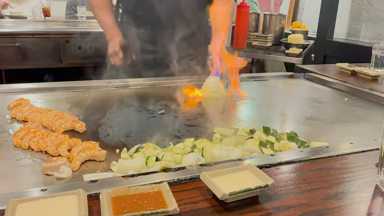 resteruant cooking food in front of me! #subscribe #food #fypyoutube 