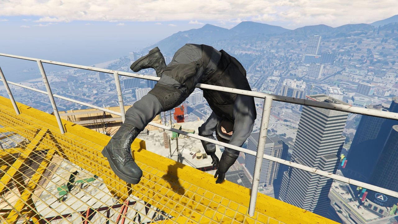 GTA 5 SWAT Ragdoll Fails No God Mode 