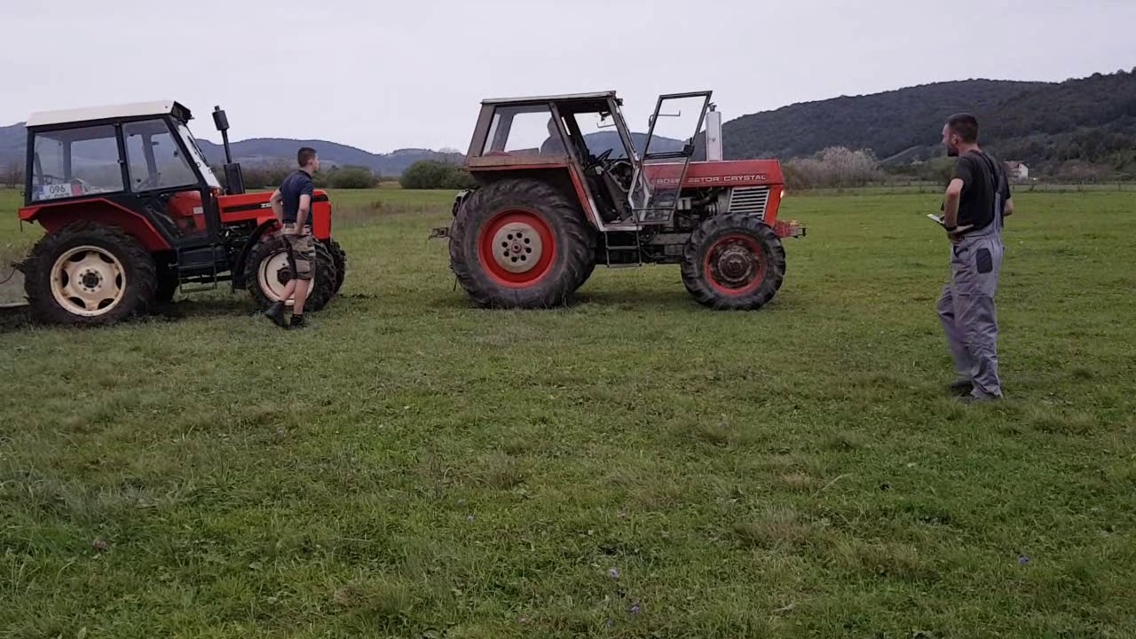 Zetor 5245 vs Zetor Crystal 8045 blato (stuck in mud)