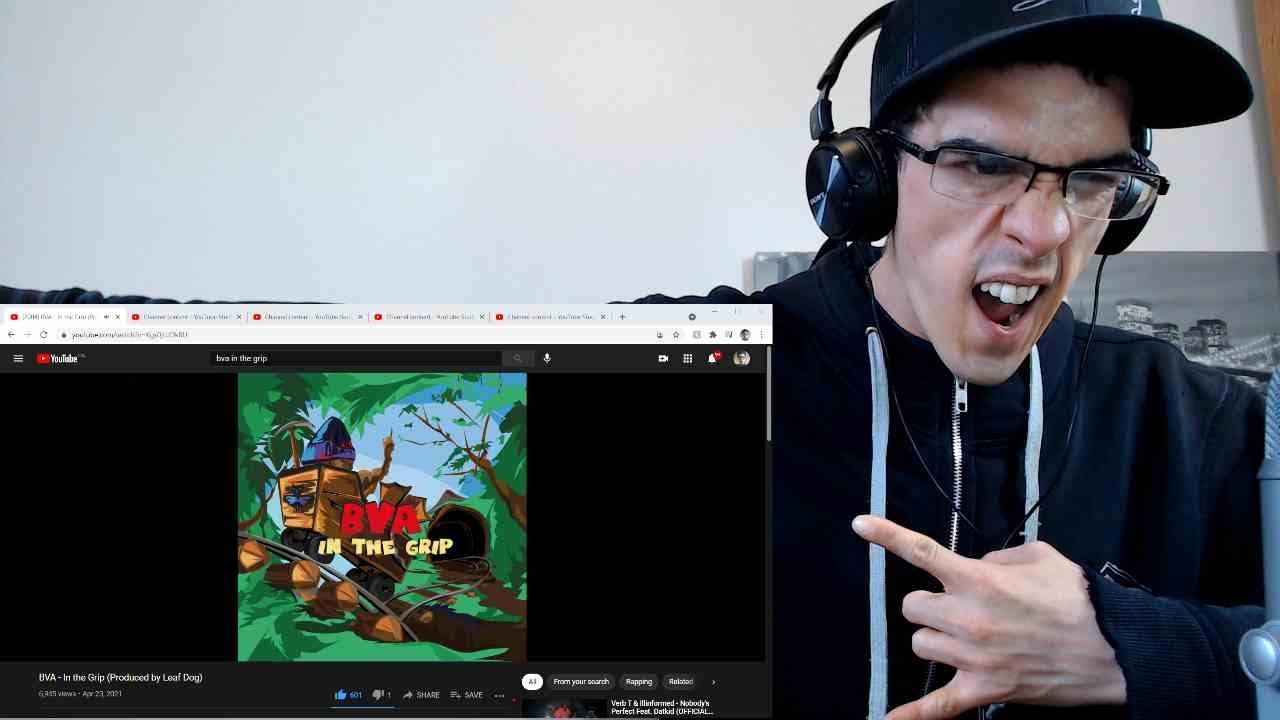 Next level bars!!...BVA - In the Grip (Produced by Leaf Dog) | REACTION!