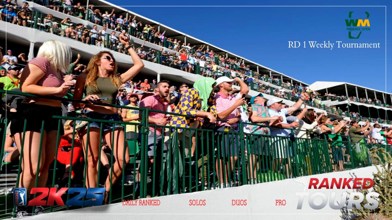 PGA Tour 2K25 | Weekly Pro Tournament | RD 2 WM Phoenix Open | TPC Scottsdale