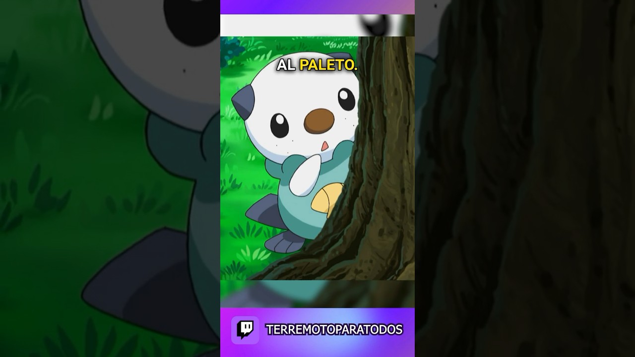 ¡Oshawott, el Pokémon Nutria de Ash! 🦦 #pokemon #shorts #ashketchum