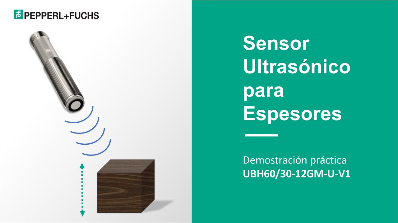 Sensor ultrasónico para medición de espesores