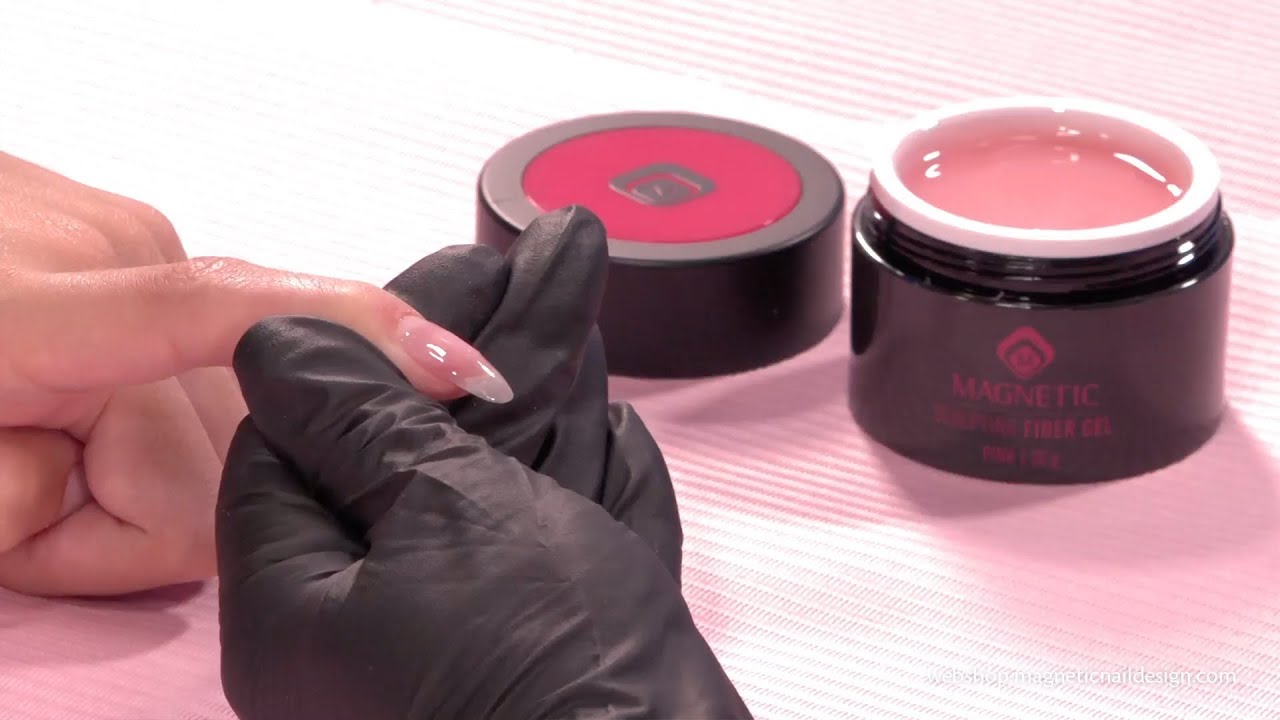 Magnetic Sculpting Fiber Gel Pink