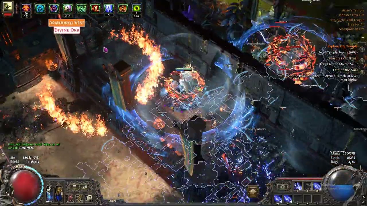 Temple run with Reverse Chill Stormweaver LA