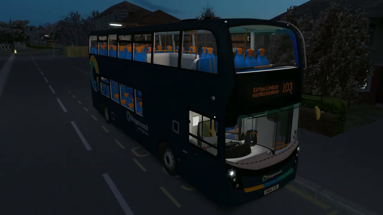 OMSI2 Alexander Dennis E40D Alexander Enviro 400 MMC on service 103 to Kirton Lindsey & Scunthorpe