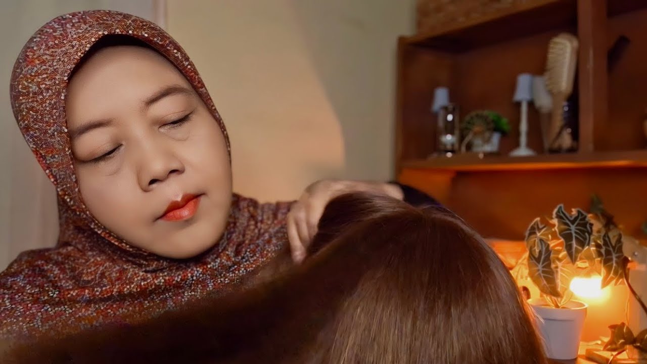 ASMR Mama Bersihkan Telur Kutu di Rambutmu | Scalp Scratching, Scalp Check, Personal Attention