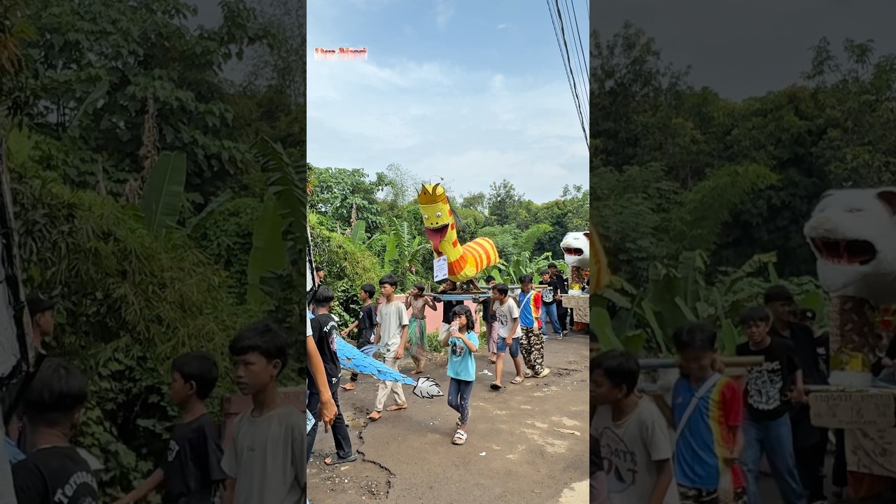 RAJA LARVA FULL Arak Arakan Khitanan Masal Desa KEDUNGDAWA 2025 Kedawung #ogohogoh #karnaval