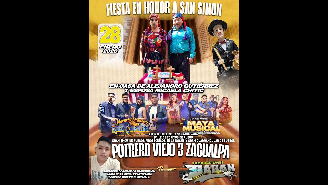 EN CASA DEL COMPADRE ALEJANDRO GUTIERREZ Y ESPOSA MICAELA CHITIC FIESTA EN HONOR A SAN SIMÓN