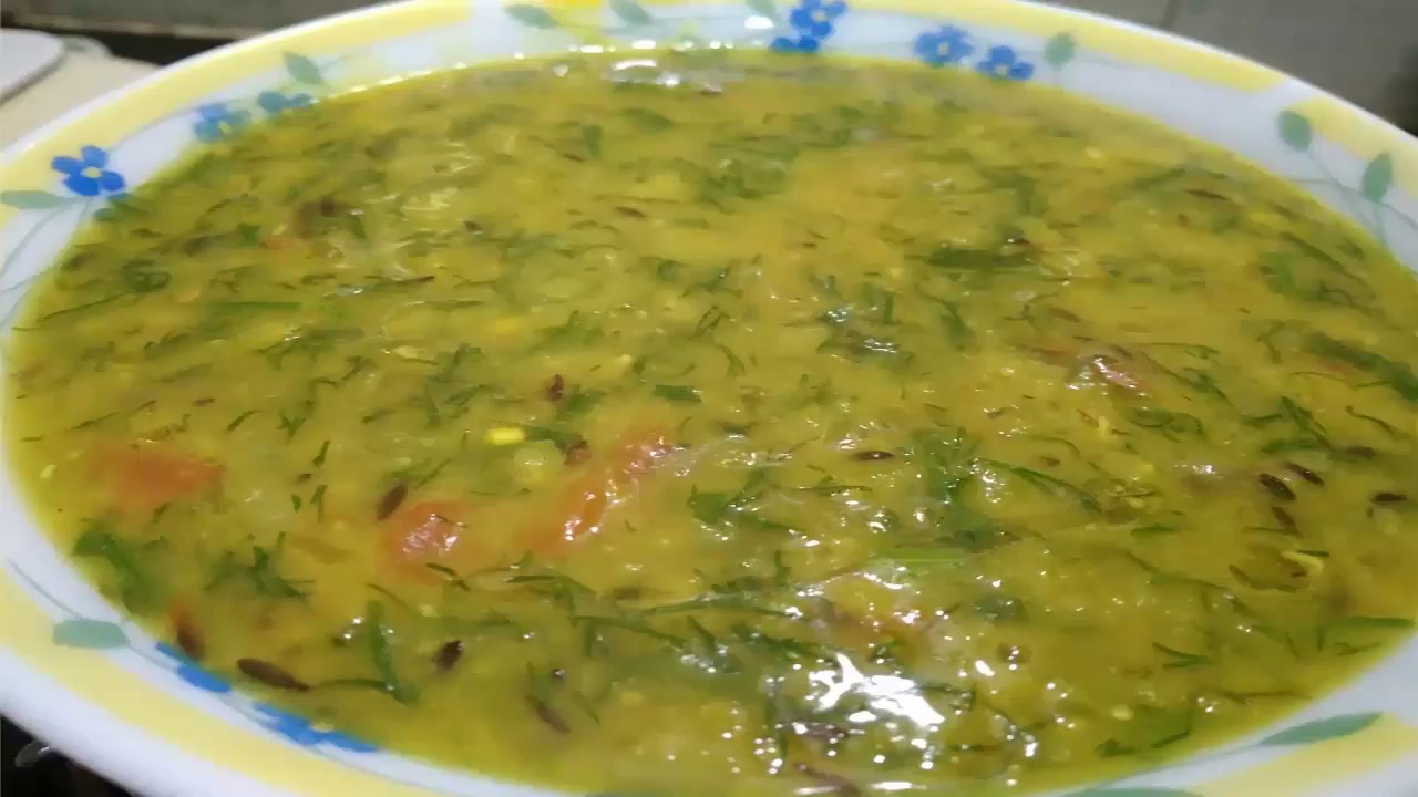 Dal with Dill leaves[lentils]