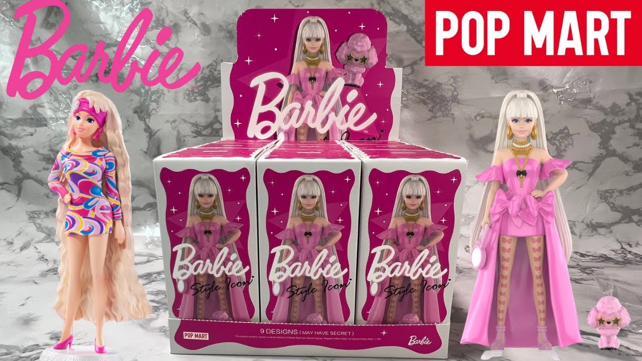Popmart Barbie Style Icon Series Figures ASMR Mystery Surprise Unboxing