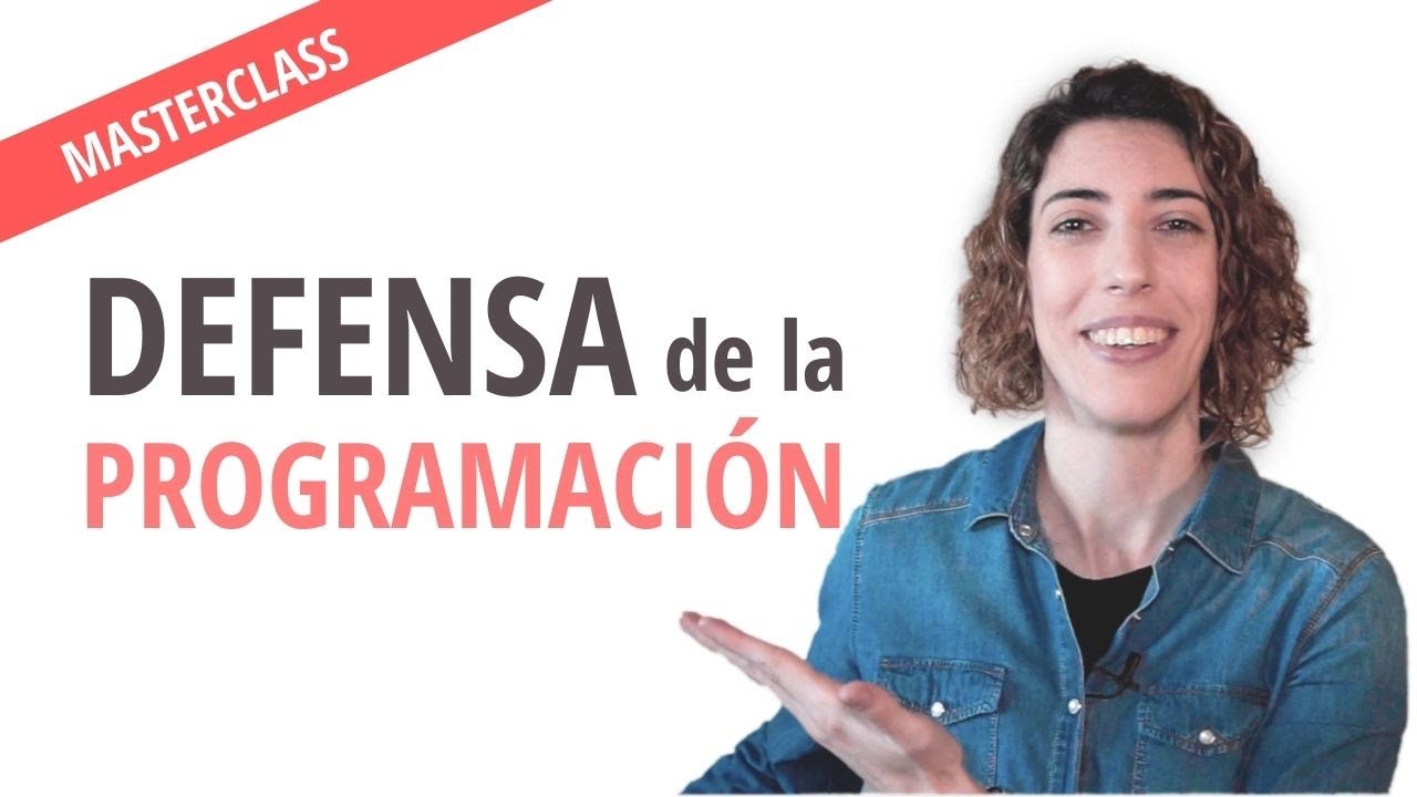 🔴 DEFENSA de la PROGRAMACIÓN DIDÁCTICA (EJEMPLO) para Primaria, Secundaria y FP) | MASTERCLASS 2022