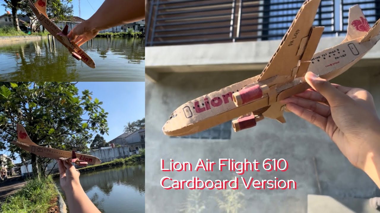 Lion Air Flight 610 Crash (Cardboard Version)