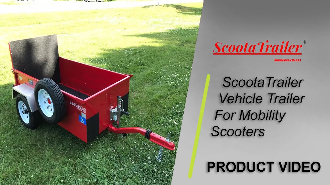 ScootaTrailer Vehicle Trailer For Mobility Scooters