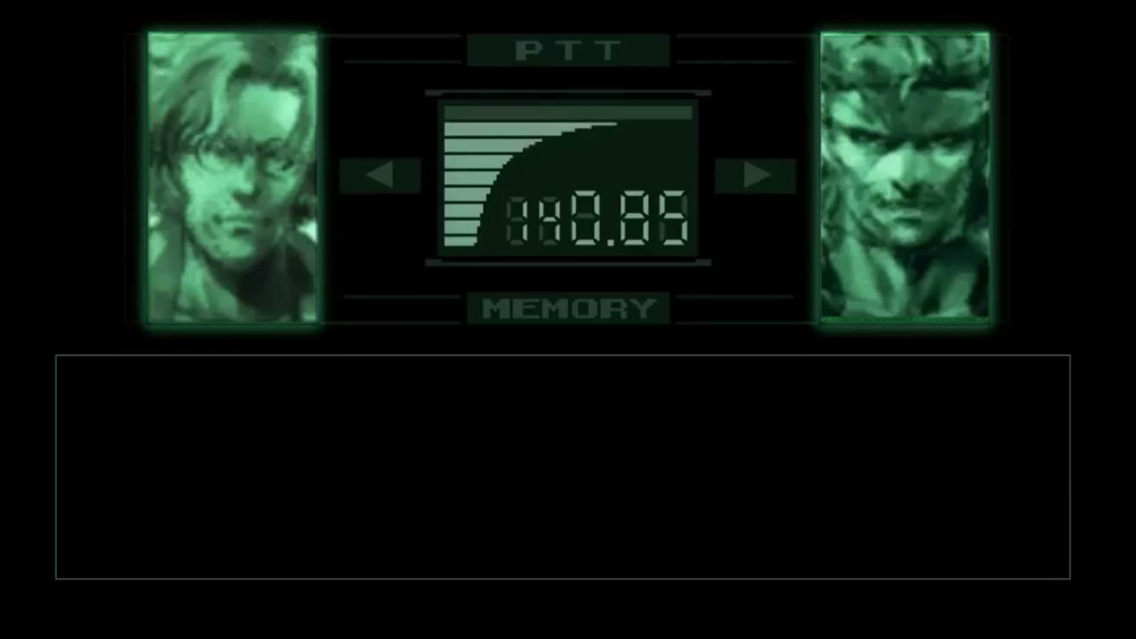 Solid Snake asked Otacon for dating advice