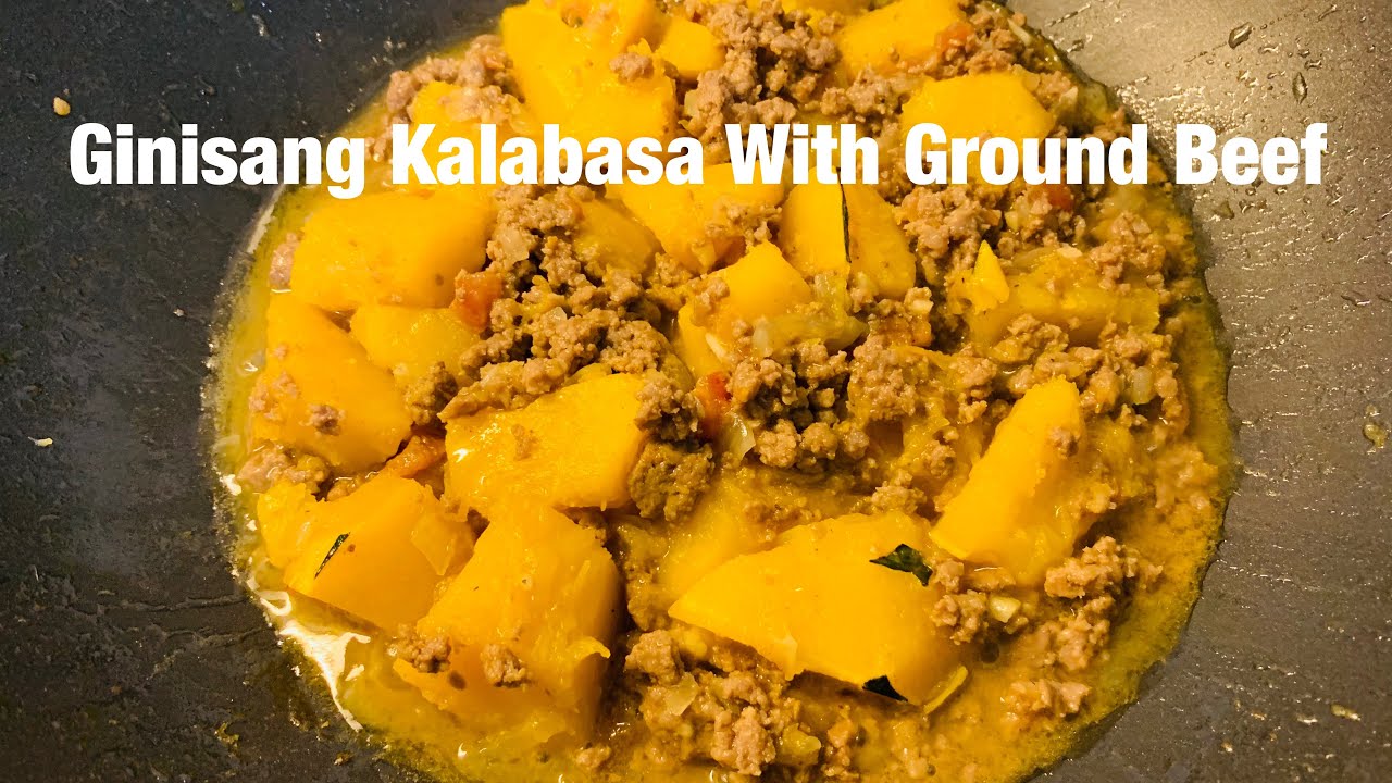 Ginisang Kalabasa With Ground Beef | Vlog #19