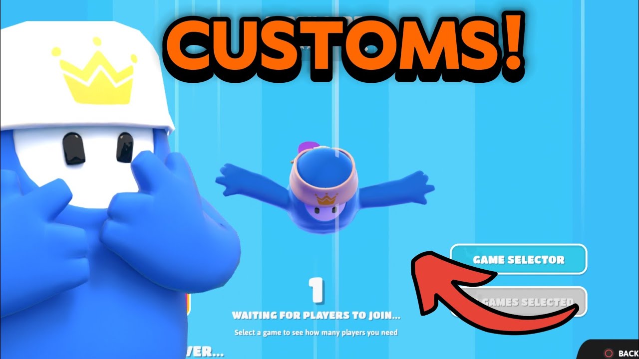 Fall Guys customs! (ANYONE CAN JOIN)