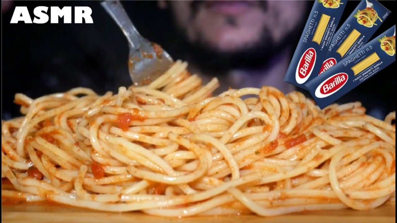 MUKBANG ITA | PASTA AL SUGO PICCANTI EATING SHOW ITALIANO *ASMR SPAGHETTI CIBO ITA WISPERING