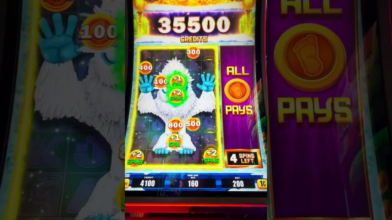 Full screen 23 Spins! Yo Yeti Spooky Link at Aria in Las Vegas! 💚😎