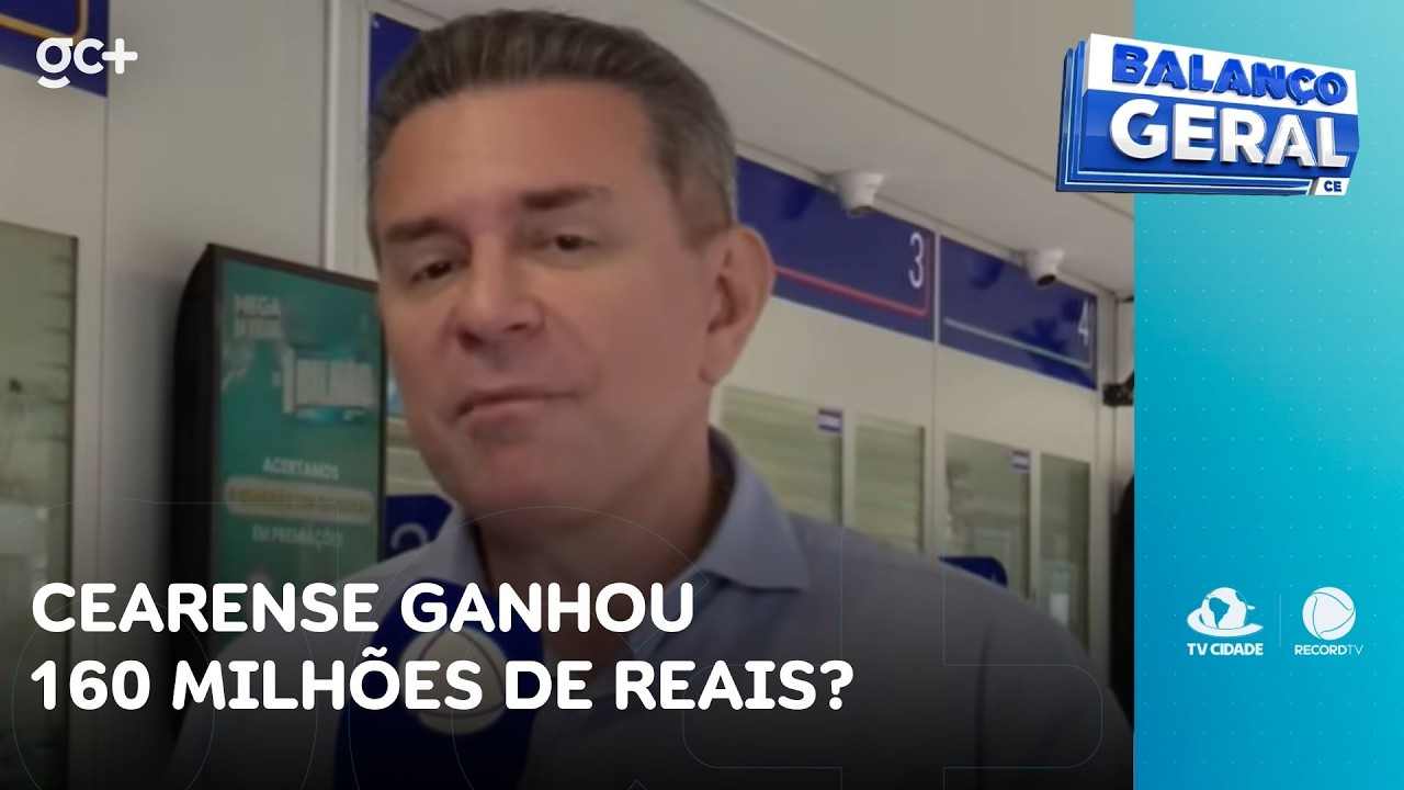 Quem é o sortudo cearense que ganhou o prêmio de 160 milhões de reais? | Balanço Geral CE