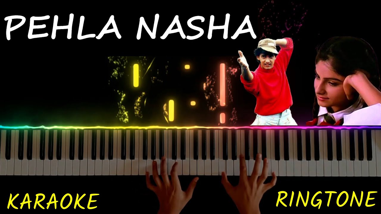 Pehla Nasha Piano Instrumental Tutorial | Notes | Karaoke