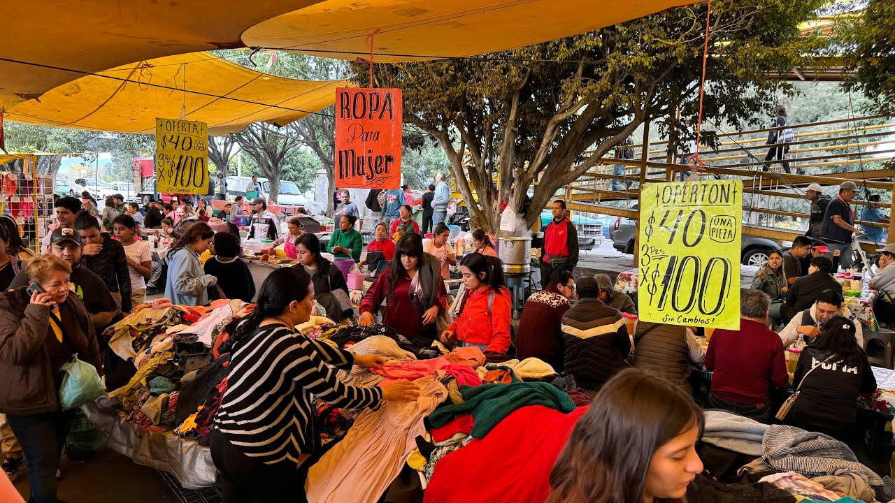 Tianguis de la Feria Morelia Michoacán ropa desde 10 pesos