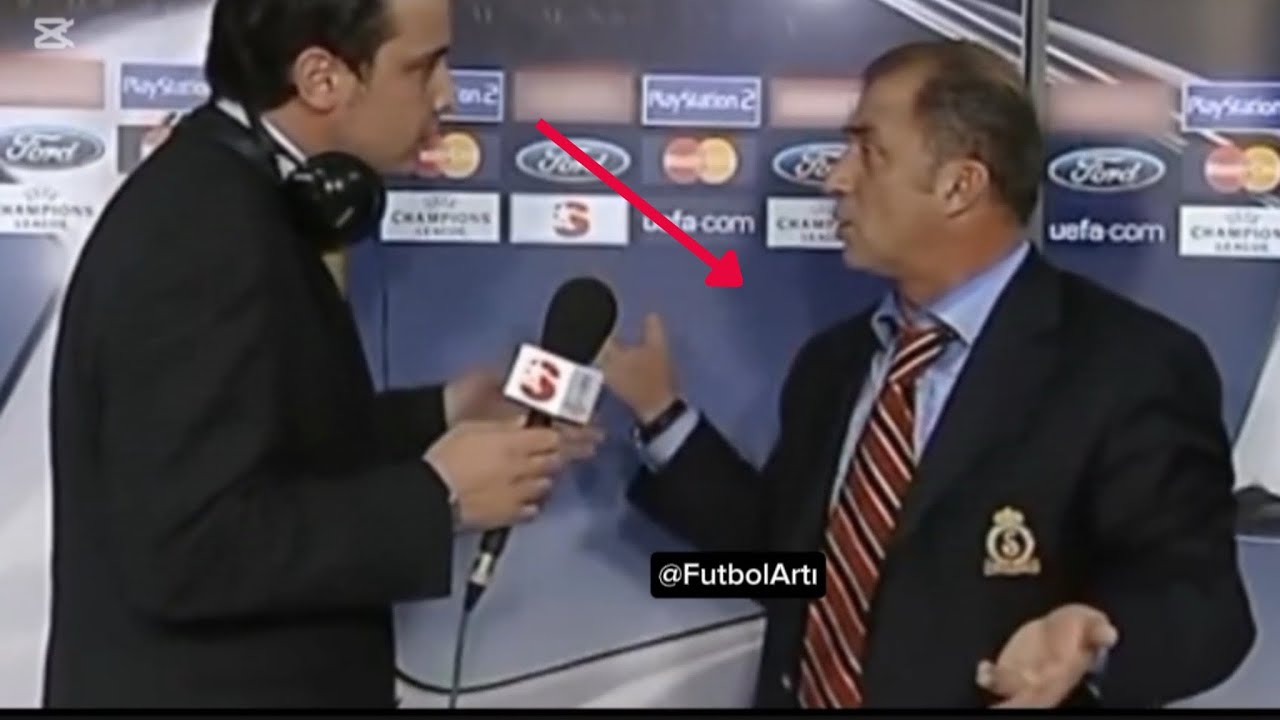 Fatih Terim İle Ersin Düzen Arasında Geçen Gergin Röpörtaj #fatihterim #ersindüzen