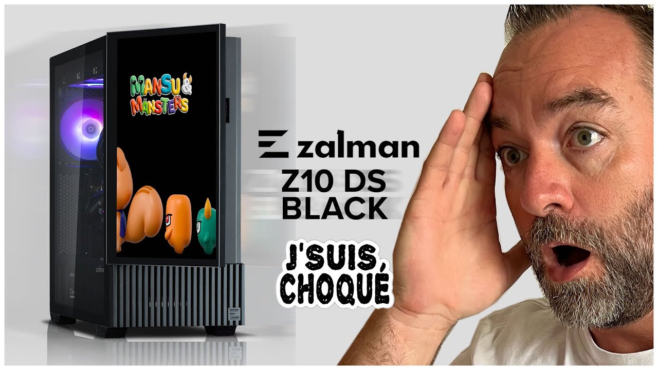 JE suis TROP choqué, ZALMAN intègre un écran de 15.6 pouces à l'avant de son boitier !!!