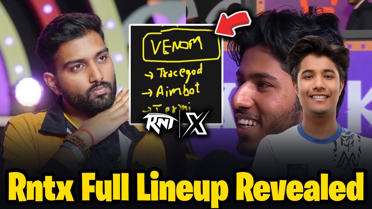Venom Aimbot Joining RNTX Not Punk🥶 RNTX Full Lineup Revealed👿