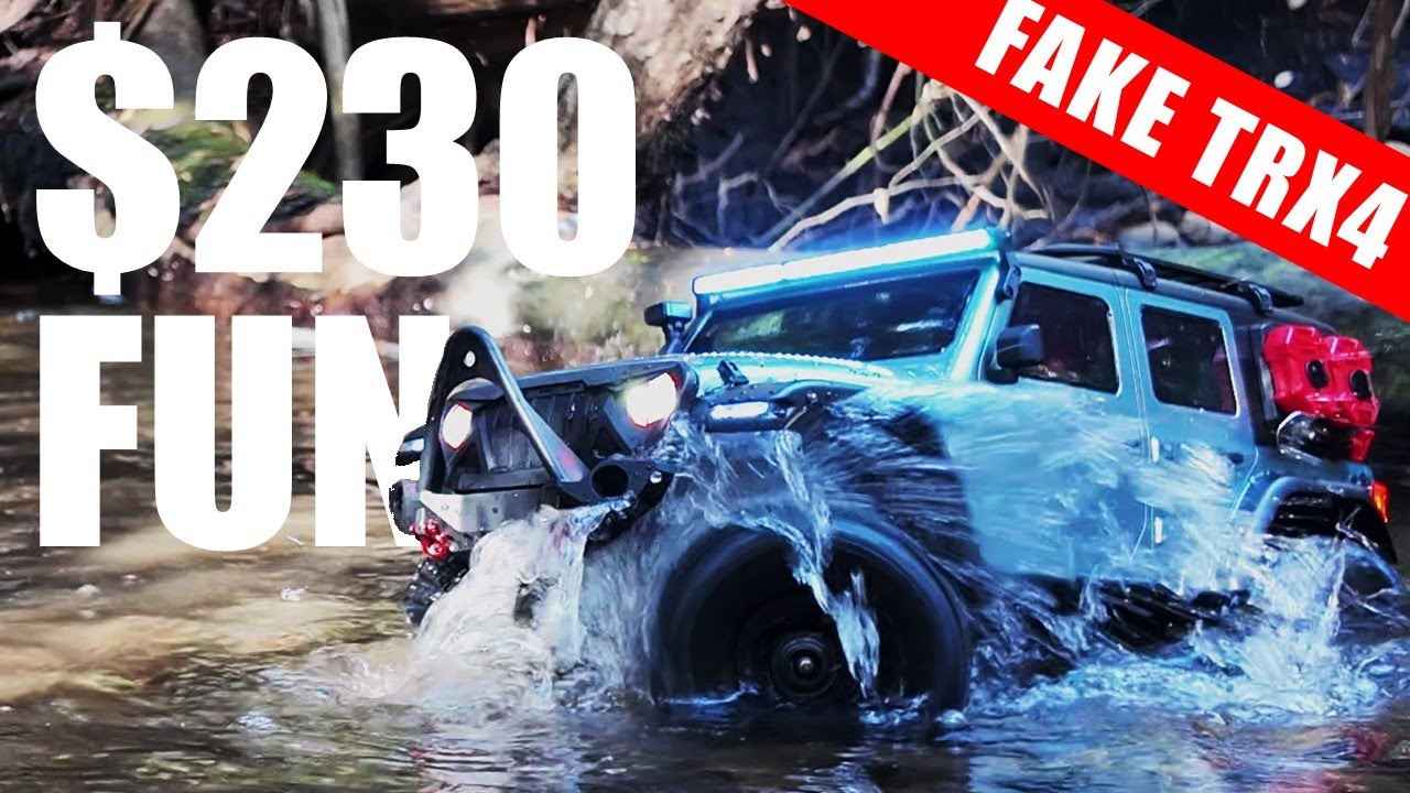 TRX4 Clone Test Drive #1 (HB R1011) and things got wet